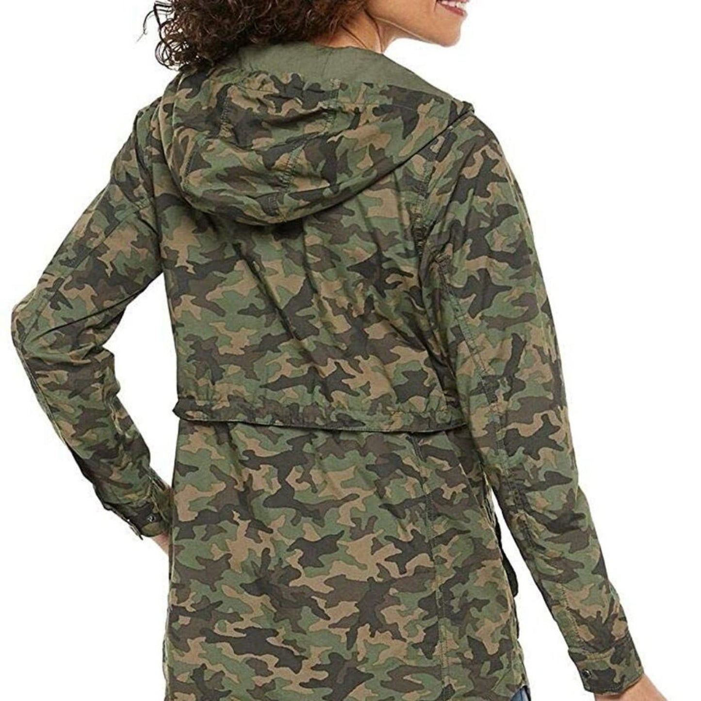 Columbia Women's Camouflage West Bluff Printed Hooded Parka Jacket Size Small