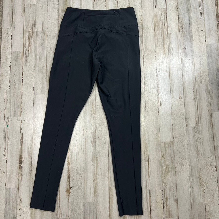 Athleta Women's Gray High Rise Stellar Tight Leggings Medium Zippered Pockets