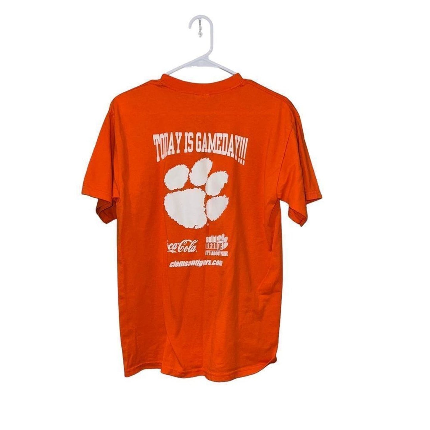 Gildan Clemson Tigers Lady Basketball Short Sleeve Shirt Size Medium