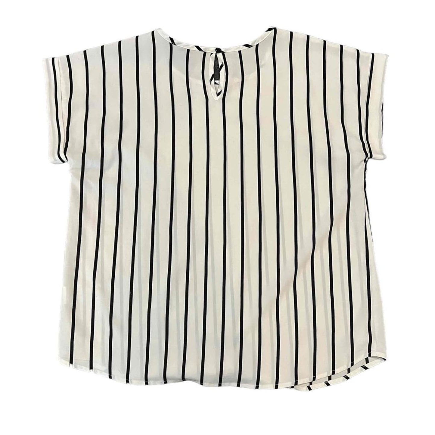 Shein Curve Women's Batwing Short Sleeve Striped Blouse Size 0XL