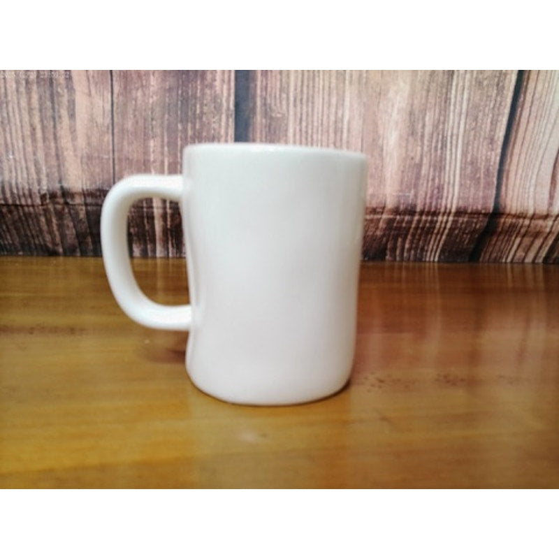 Rae Dunn BAE Coffee Mug White Black Lettering Artisan
