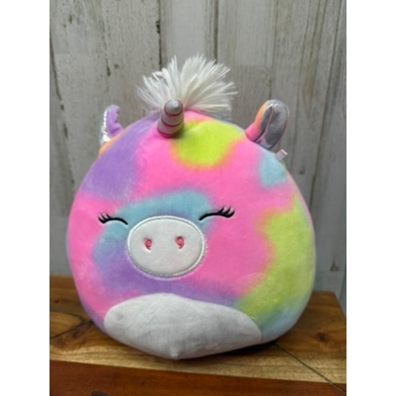 Squishmallow Over The Rainbow Unicorn Plush Toy Multicolor Small 8"
