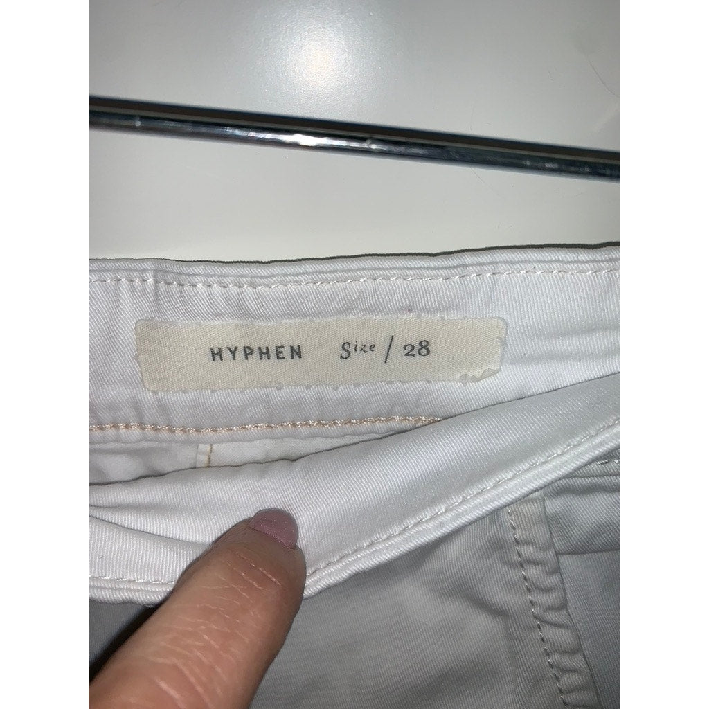 Pilcro & The Letterpress Women's White Bermuda Shorts Size 28 Casual Summer