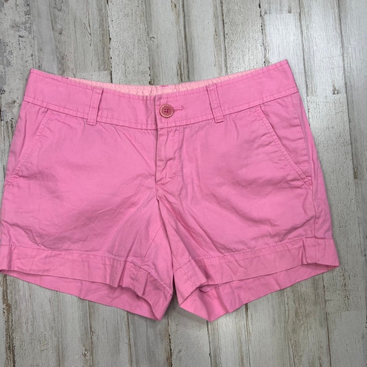 Lilly Pulitzer Women's Pink Callahan Chino Shorts Size 2 Summer Casual