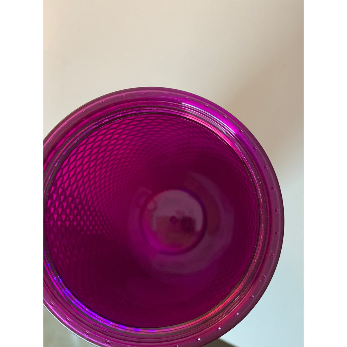 Starbucks Venti Studded Bling Cold Cup Tumbler Pink/ Purple  24 oz w/ Straw