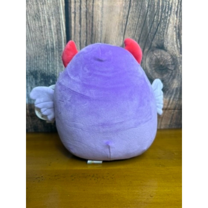 NWT Squishmallow Atwater the Monster Valentine's Day Plush Purple Small 8"