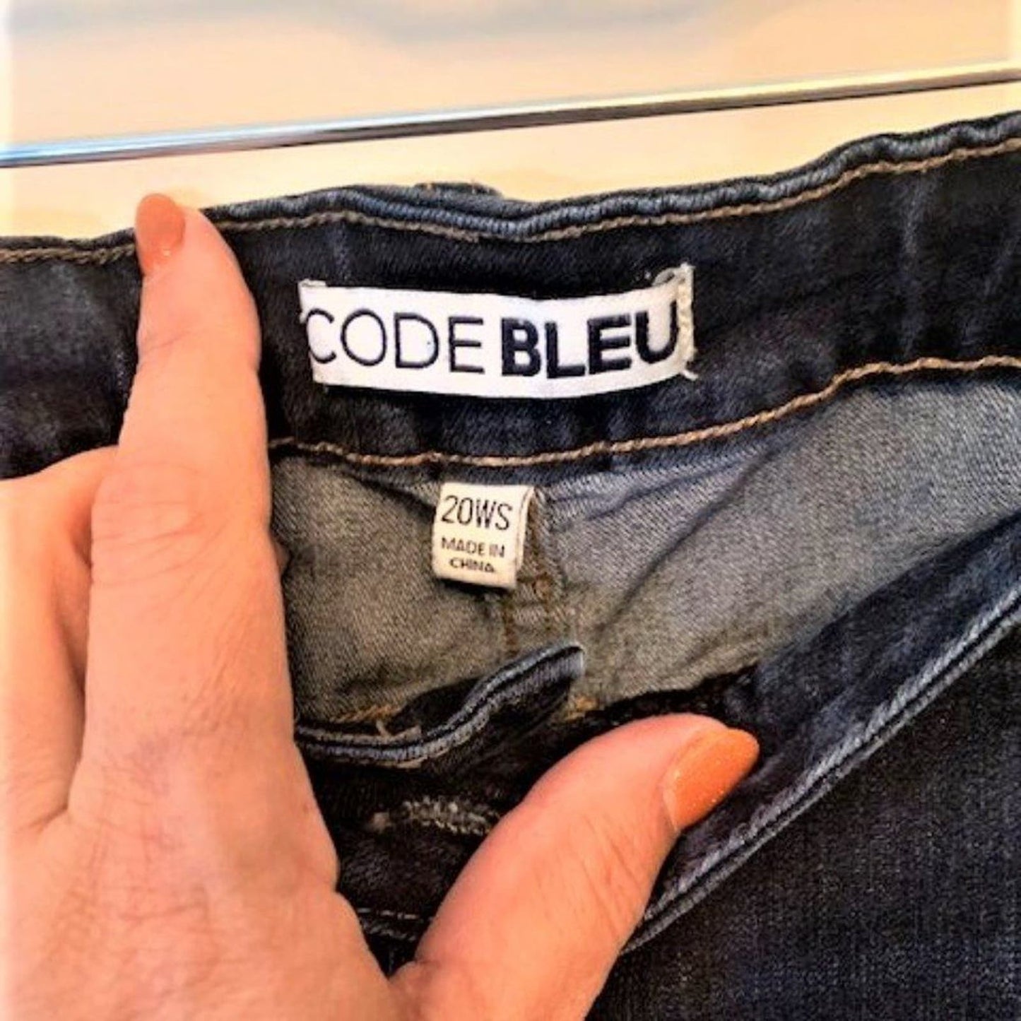 Code Bleu 20w plus straight leg Jean..