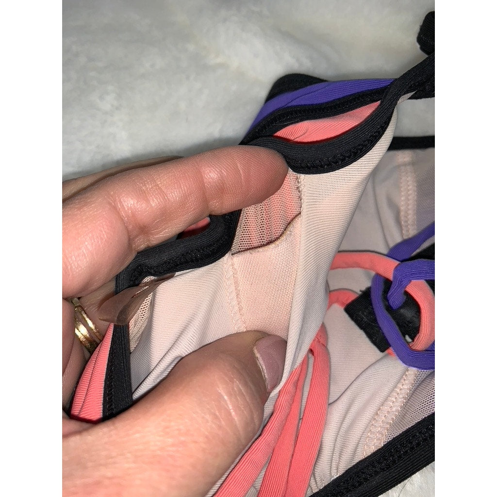 Calia by Carrie Underwood Women's Color Block Bikini Set Size Medium