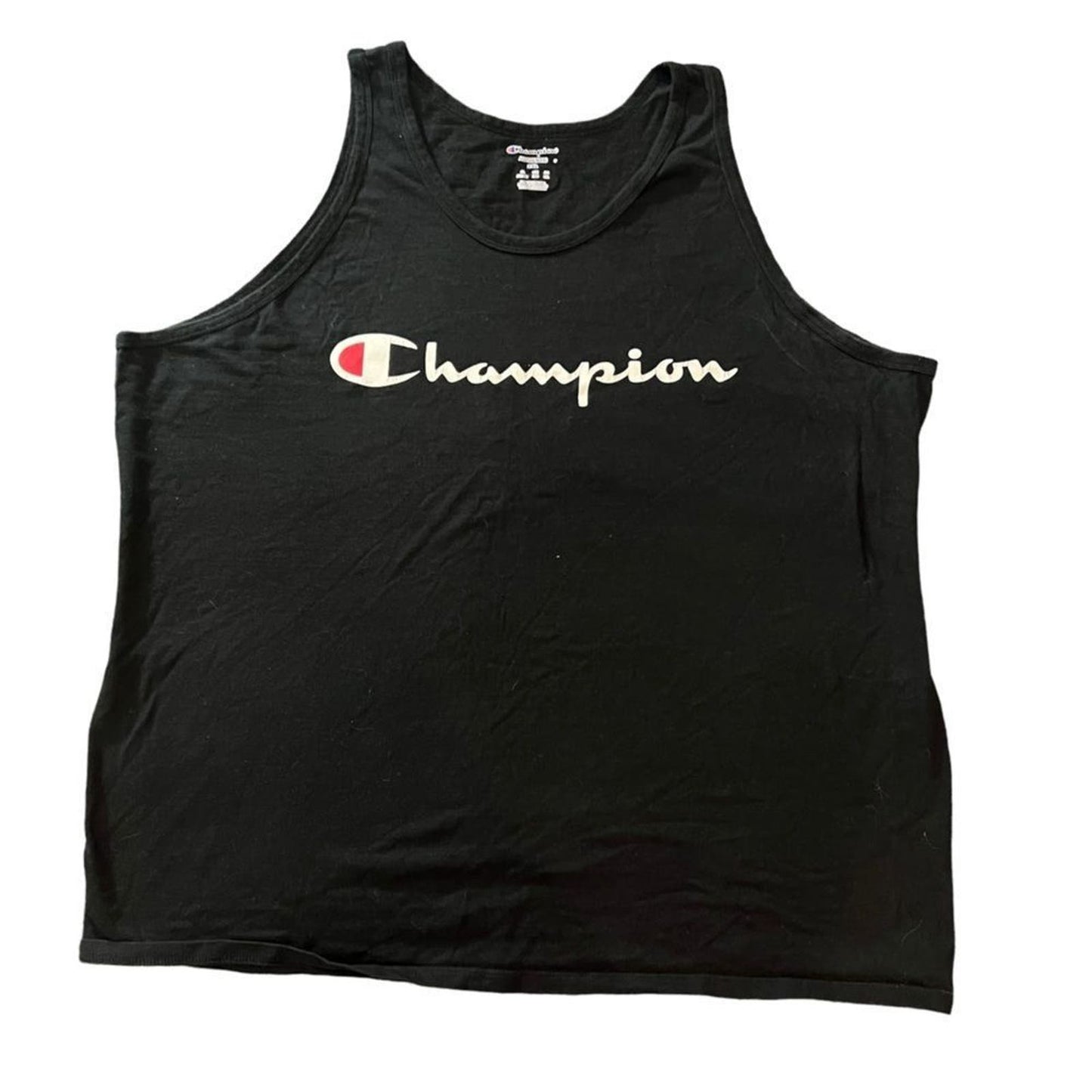 Champion Men's Classic Jersey Tank, Screen Print Script