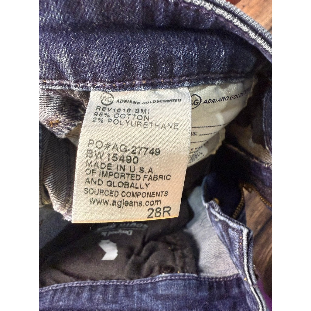 AG Adriano Goldschmied Women's "The Harper" Straight Leg Jeans Size 28