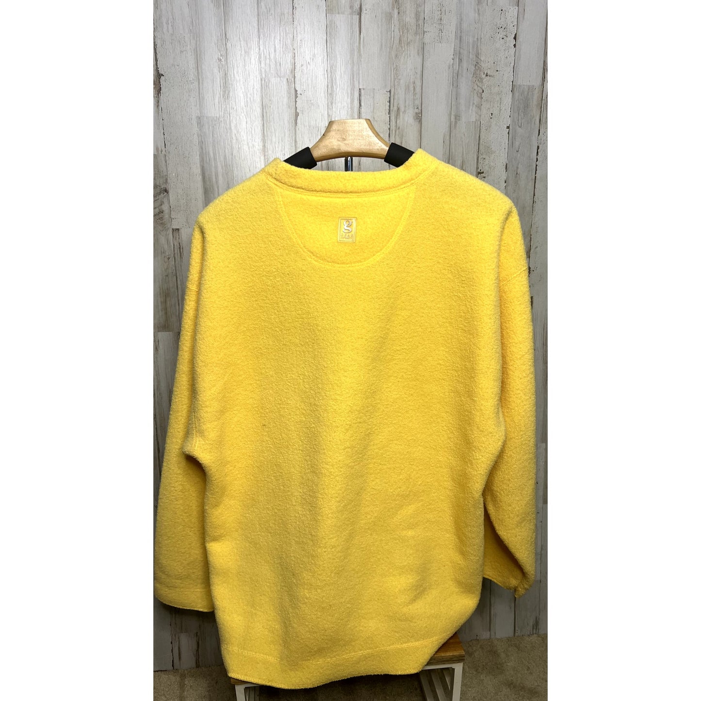 Vintage Wofford College Yellow Sweatshirt Unisex Large Pullover Crew Neck