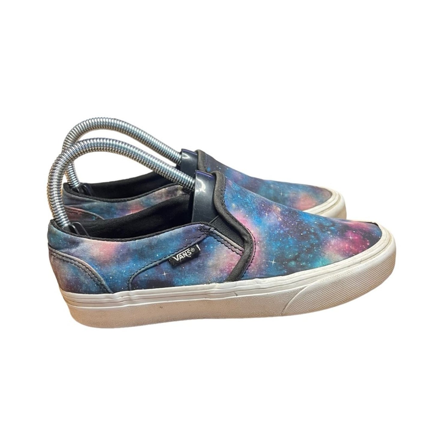 Vans Classic Slip-On 'Galaxy' Low Top Skate Shoes/Sneakers - Women's 6