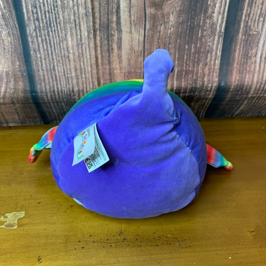 NWT Squishmallows Calypsa Rainbow Dragon Plush 8 in Pride Collection Hang Tag
