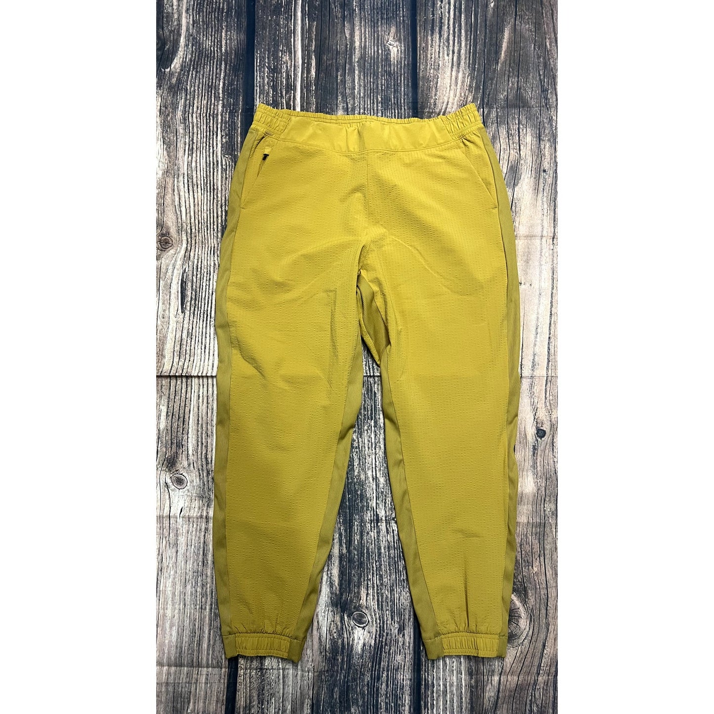 Athleta Women's Size 16 Textured Brooklyn Tapered Jogger Pants Tuscan Gold