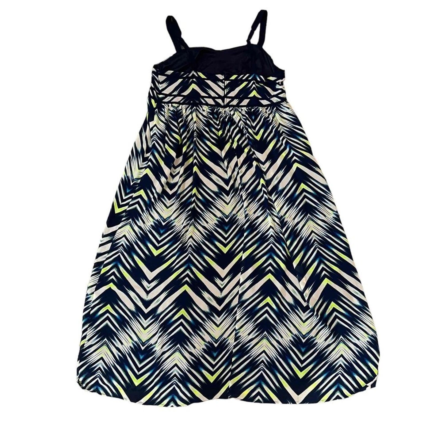 Torrid Sleeveless Spaghetti Straps Chevron Pattern Maxi Dress Size 16