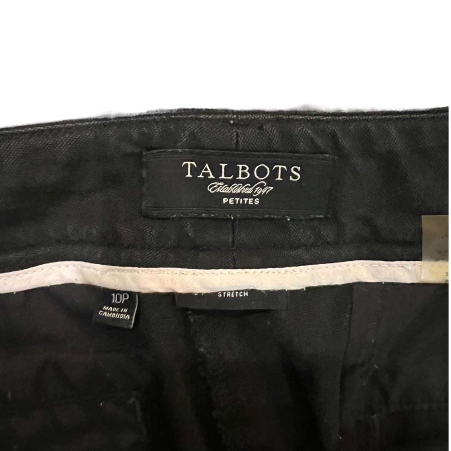 Talbots Black Size 10P Capris