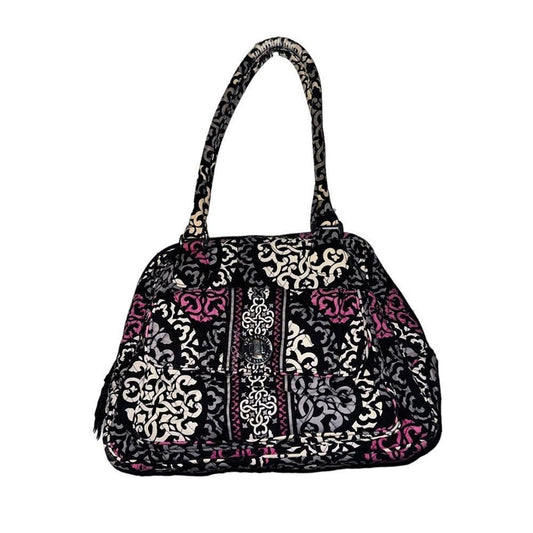 Retired 2013 Vera Bradley Canterberry Magenta Bowler Purse