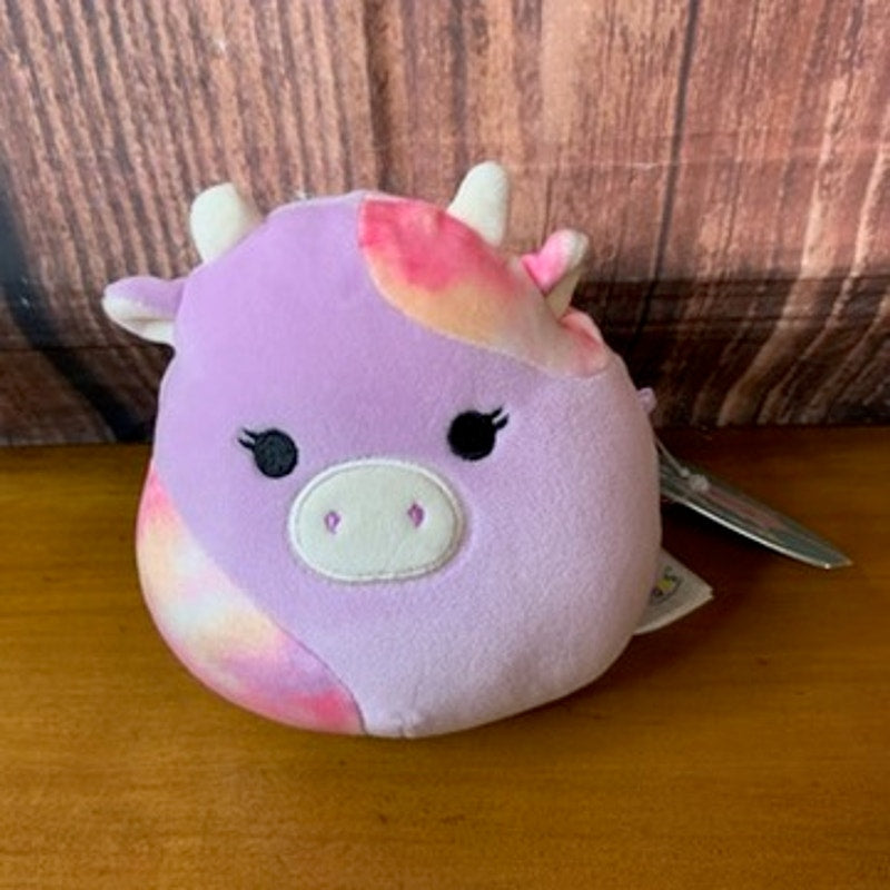 Squishmallows Suri Sunset Cow Plush 5 in Tie-Dye Tag