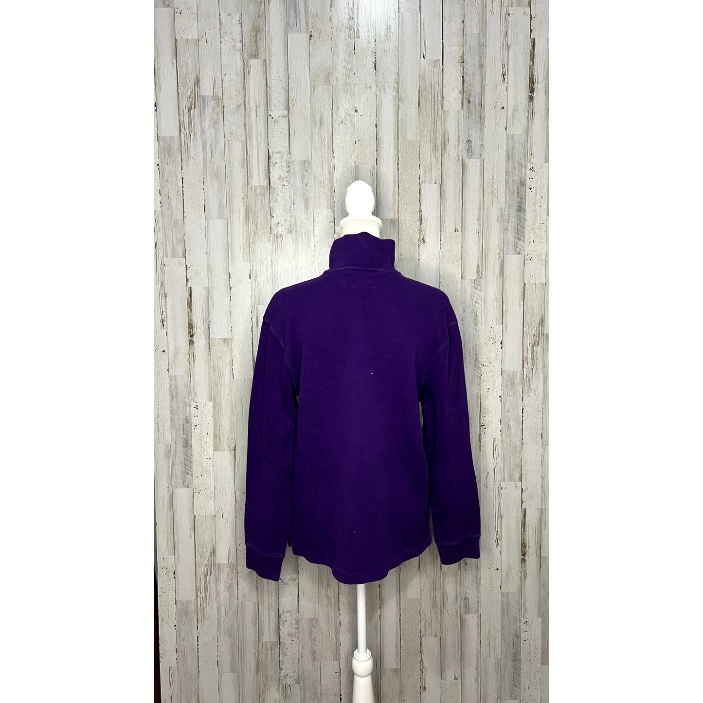 Polo Ralph Lauren Men's Medium Purple 1/4 Zip Pullover Sweatshirt