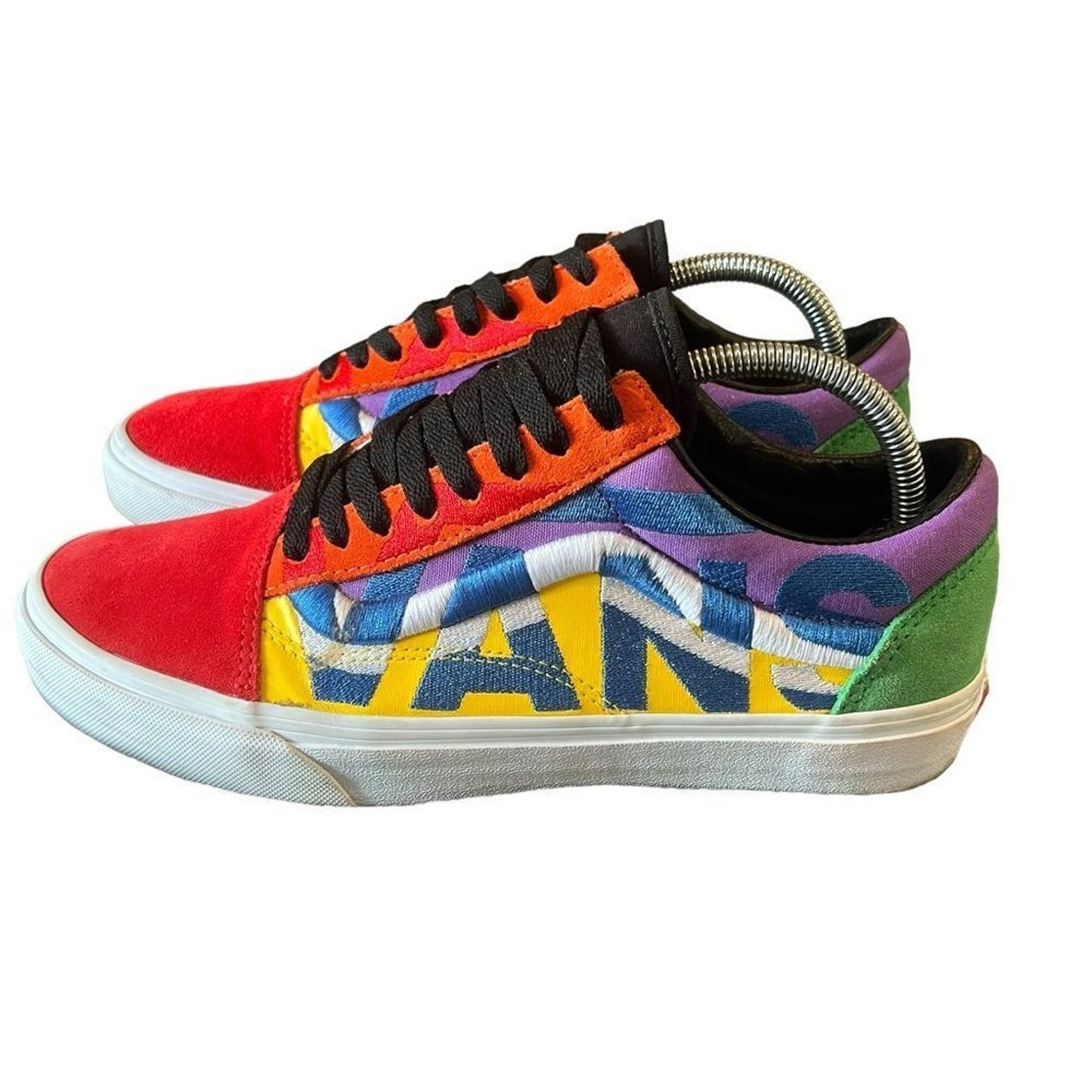 Vans Old Skool Statement Skate Shoes Multicolor Low Top Men's 8.5