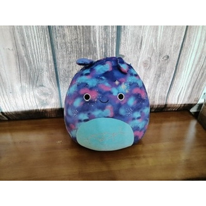 Squishmallows Alien Plush Galaxy Space Print Purple Blue Antennae 16"