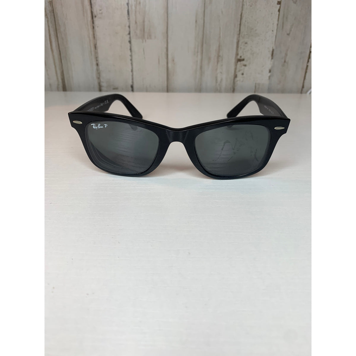 Ray-Ban Wayfarer Prescription Sunglasses Unisex Black Frame Gray Lenses