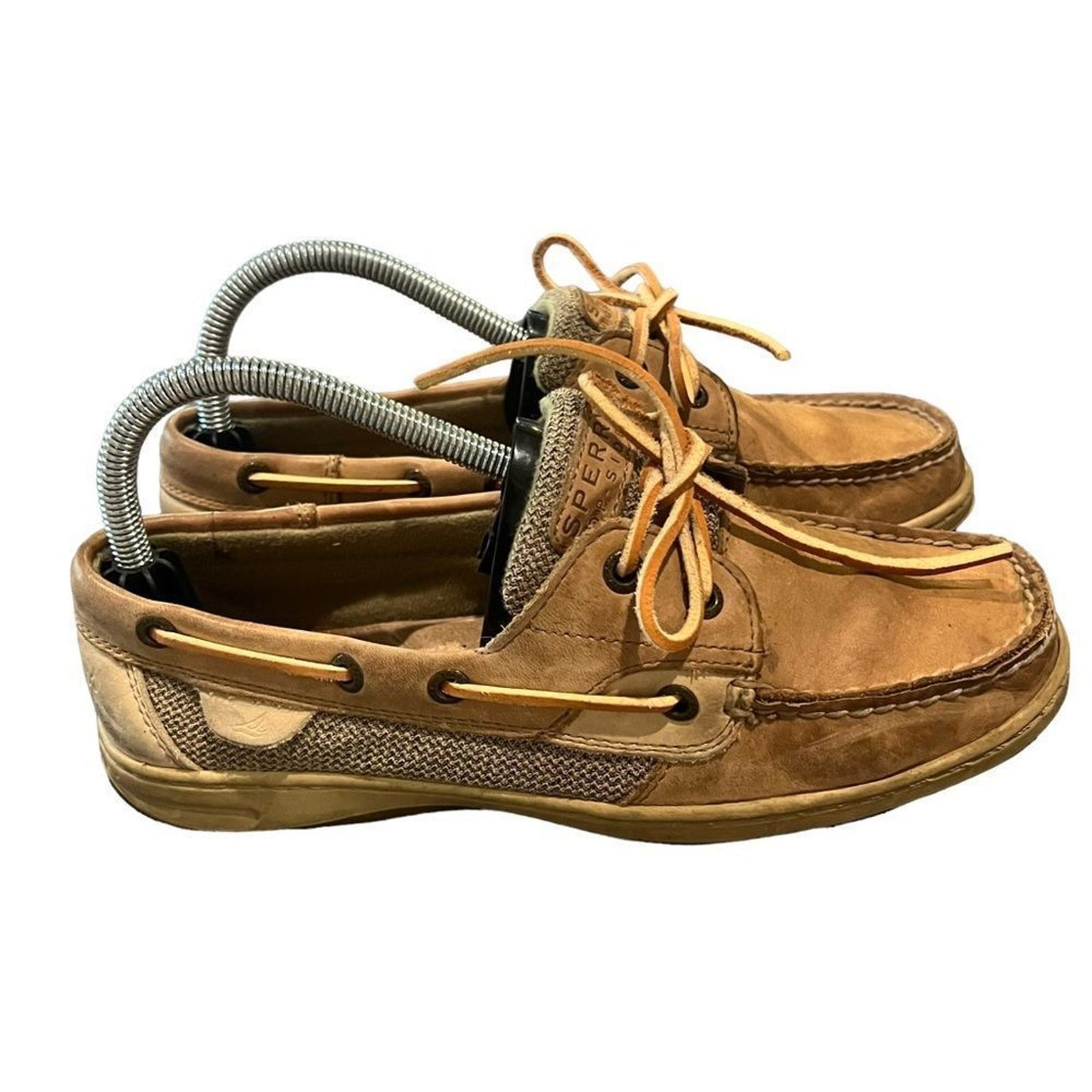 Sperry Top-Sider Bluefish 2-Eye Women's Size 8.5 Boat Shoes Brown Lace-Up Casual