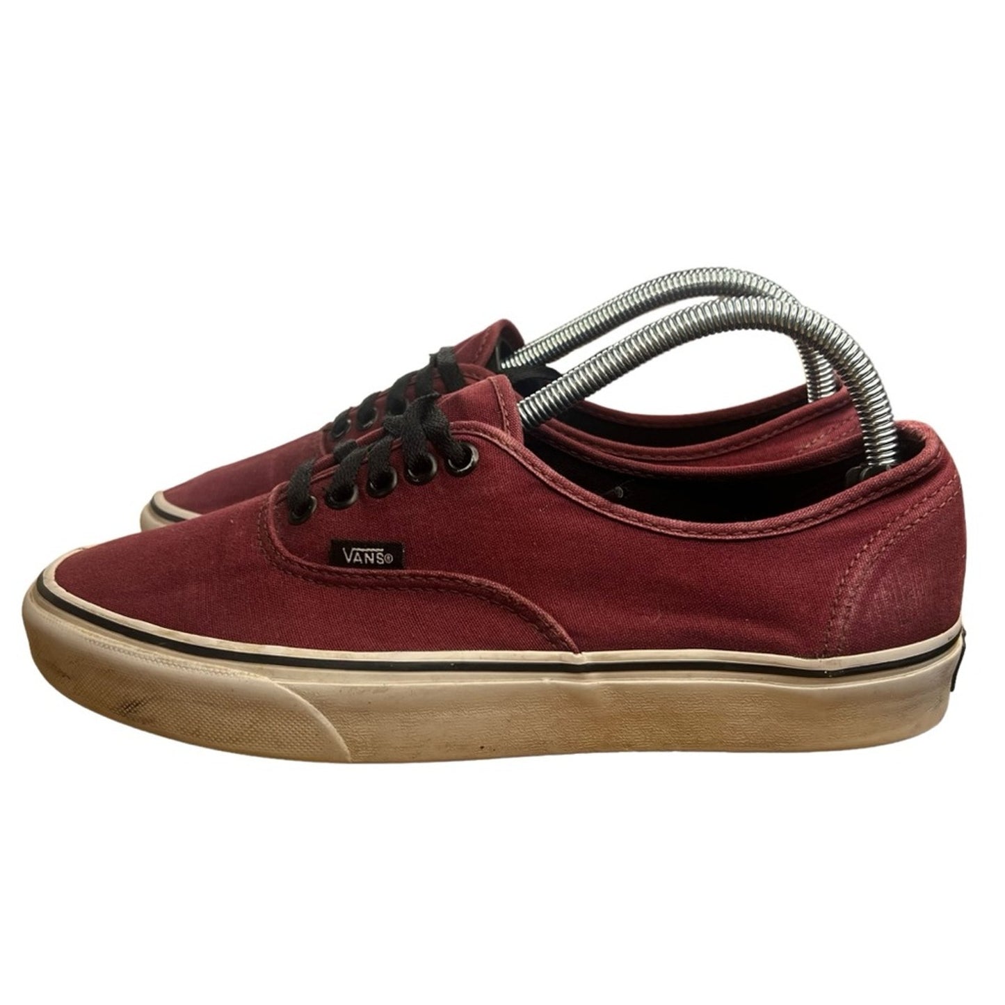 Vans Authentic Sneakers Port Royale Burgundy Low Top Casual Lace Up Unisex