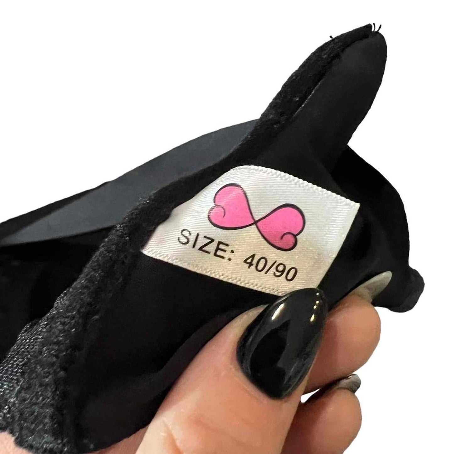 Wireless Wide Strap/front clasp Full Cup Sports Bra Size 40/90 Shockproof Shape