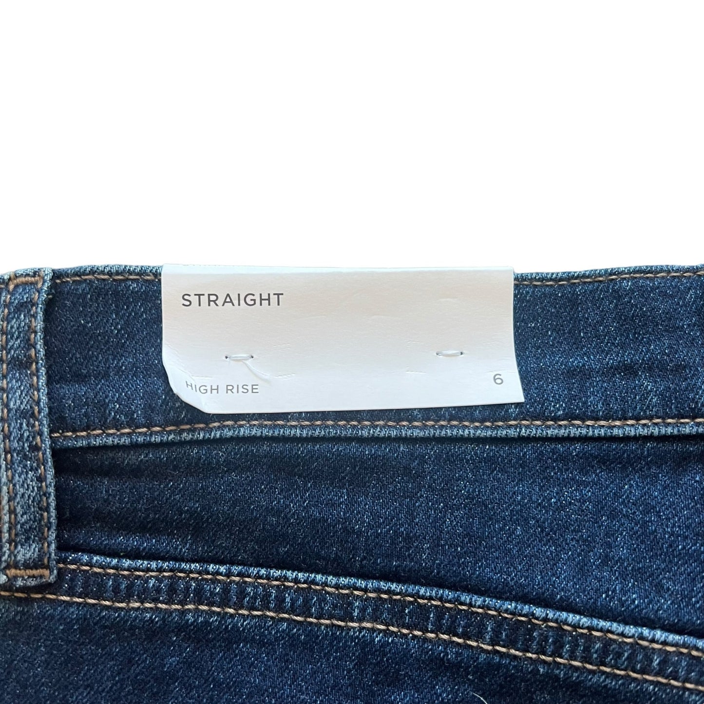 NWT Loft Women’s Size 6 High Rise Straight Leg Blue Jeans