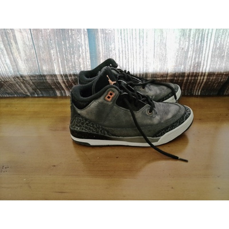Jordan Air Jordan 3 Retro Fear Pack Men's Sneakers Gray 3Y