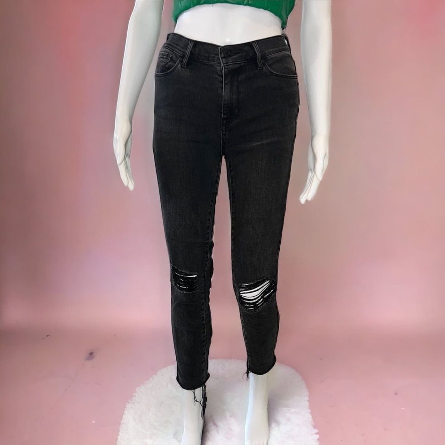 PacSun Black High Waisted Jeggings Size 25