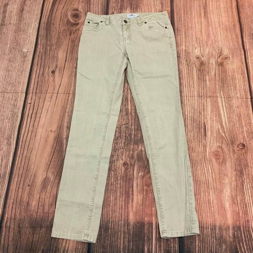 Vineyard Vines Pants Womens Size 4 Beige Corduroy Slim Fit