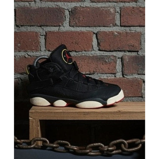 Jordan Air Jordan 6 Rings Youth Basketball High Top Sneakers Size 5Y Black