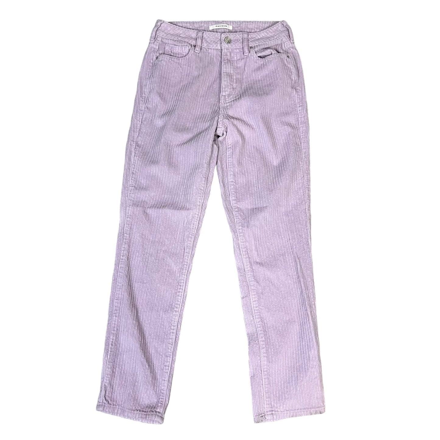 PacSun Women's Size 24 Lavender Corduroy High-Rise Mom Jeans