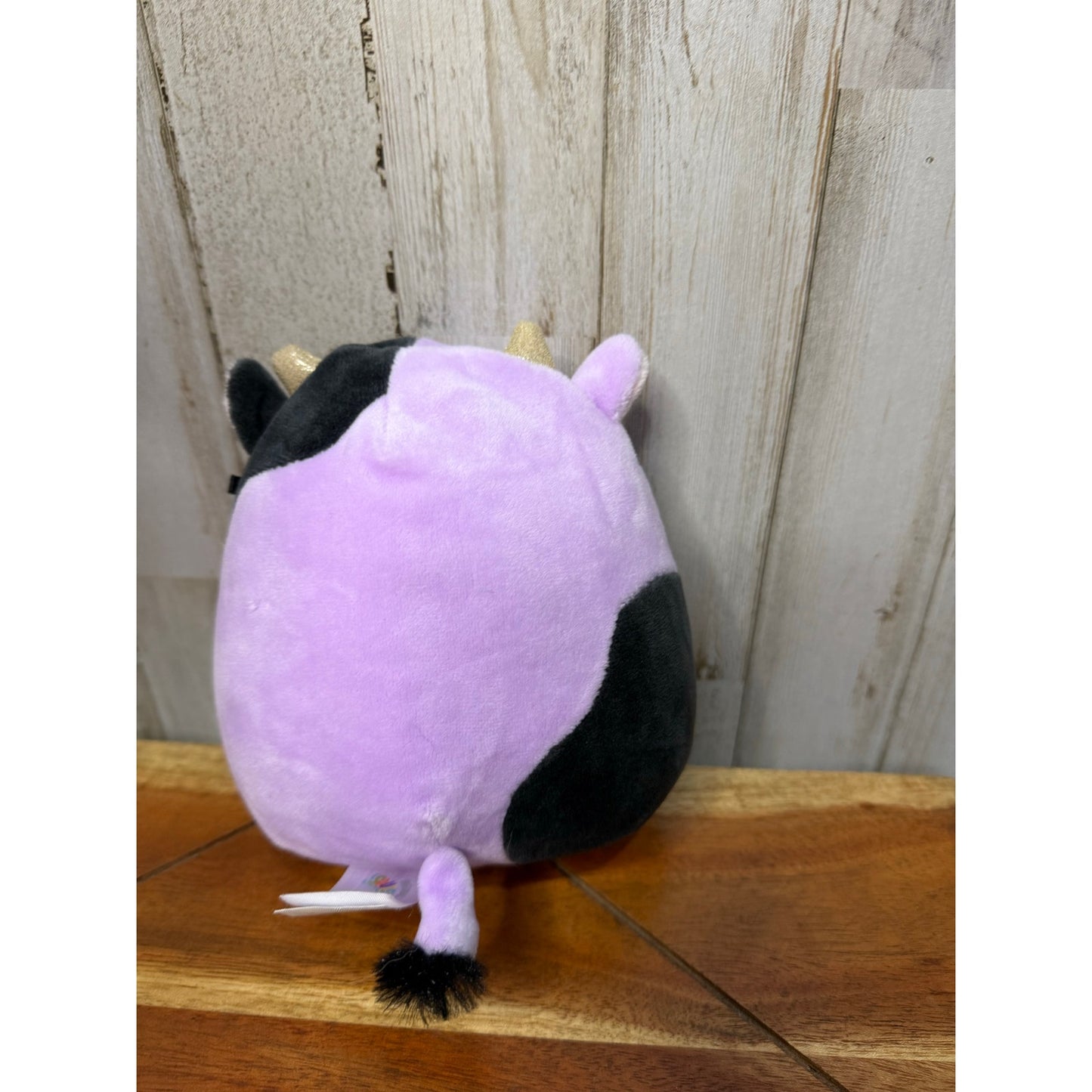 Squishmallow 6” Alexie the Purple Cow Plush Toy Soft Stuffed Animal