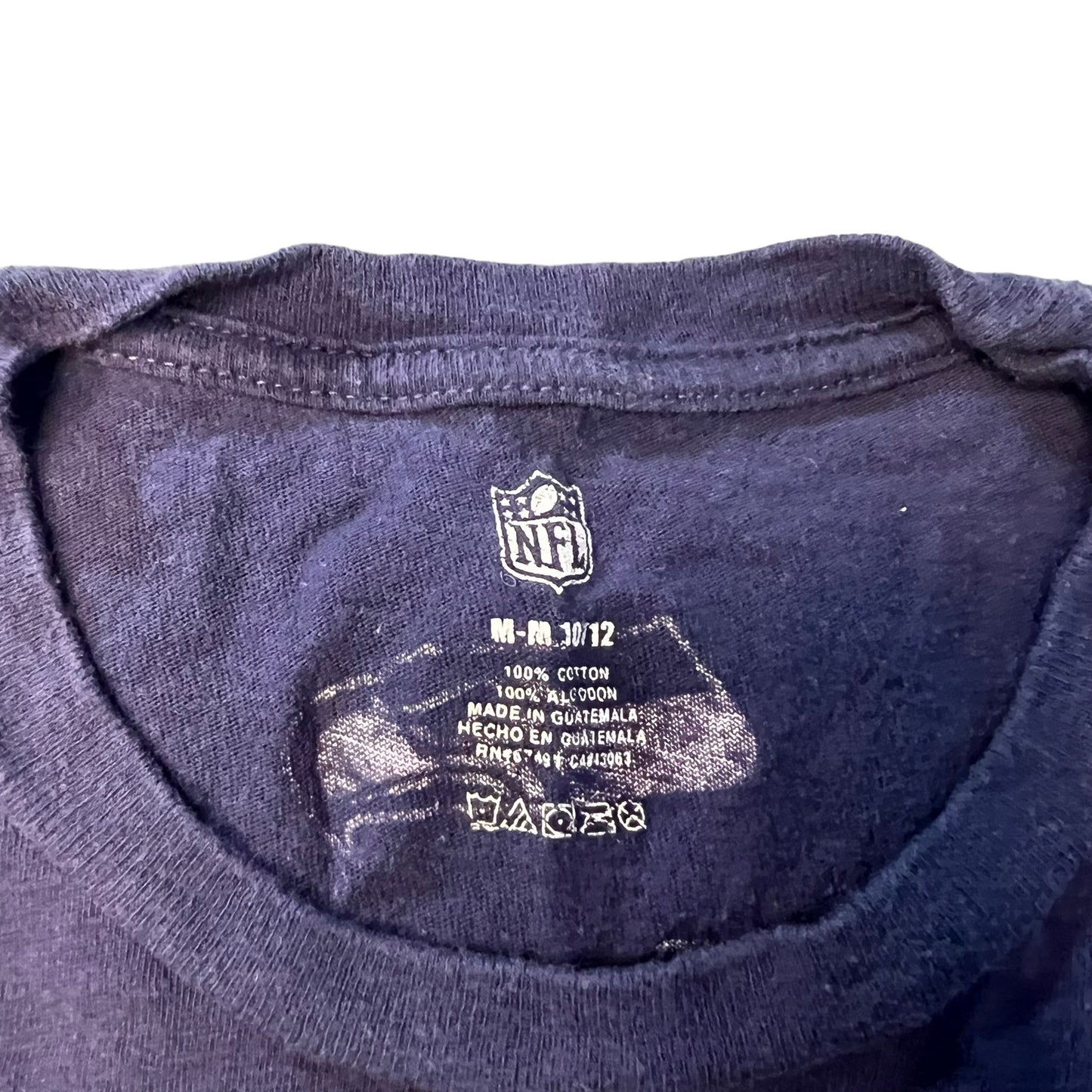 NFL Seattle Seahawks Youth Medium Russell Wilson #3 Navy Short Sleeve T-Shirt