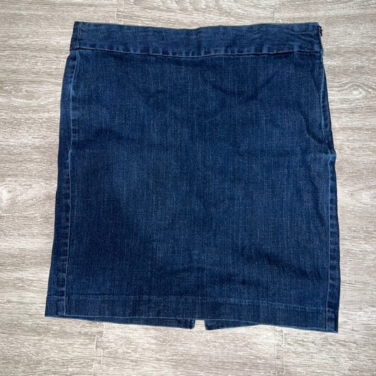 Tommy Hilfiger Women's Denim Pencil Skirt Blue Size 10 Knee Length