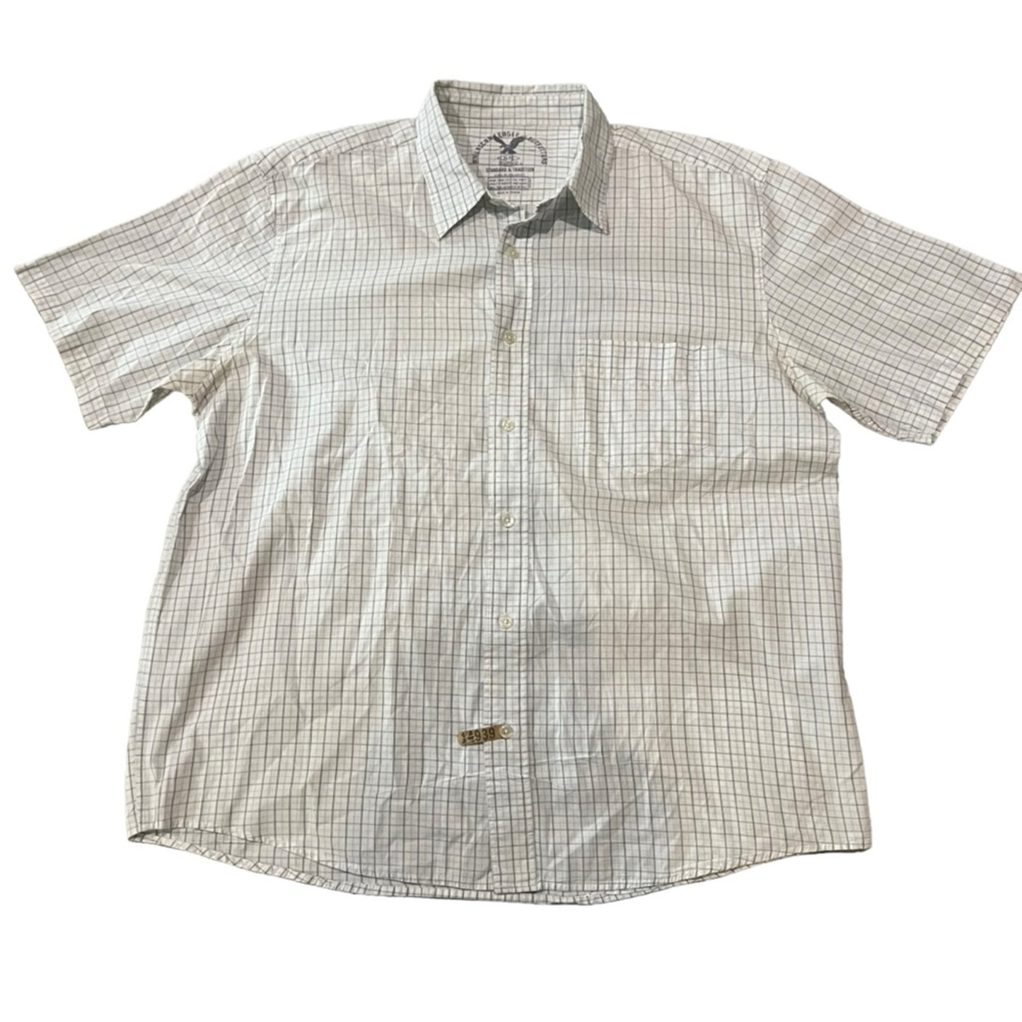 American Eagle Outfitters Standard & Tradition Men's XL Plaid Button-Up
