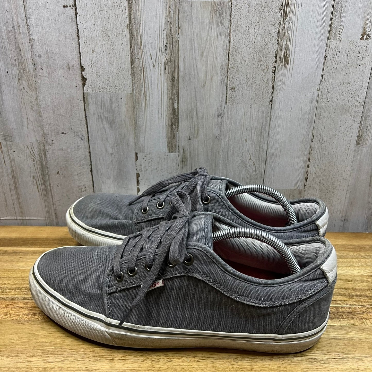 Vans Pro Men's Chukka Low Skate Shoes Gray/White Size 11