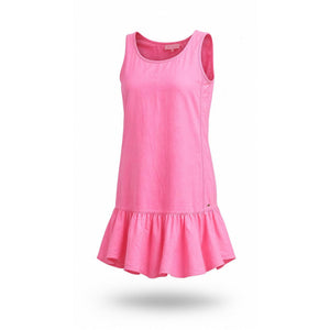 Vineyard Vines Girls Shift Dress Size Large Hot Pink Sleeveless