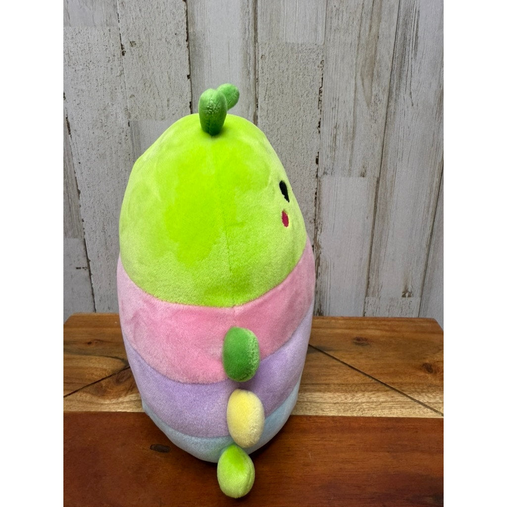Squishmallow Rutabaga the Caterpillar Plush Toy Small 7" Multicolor