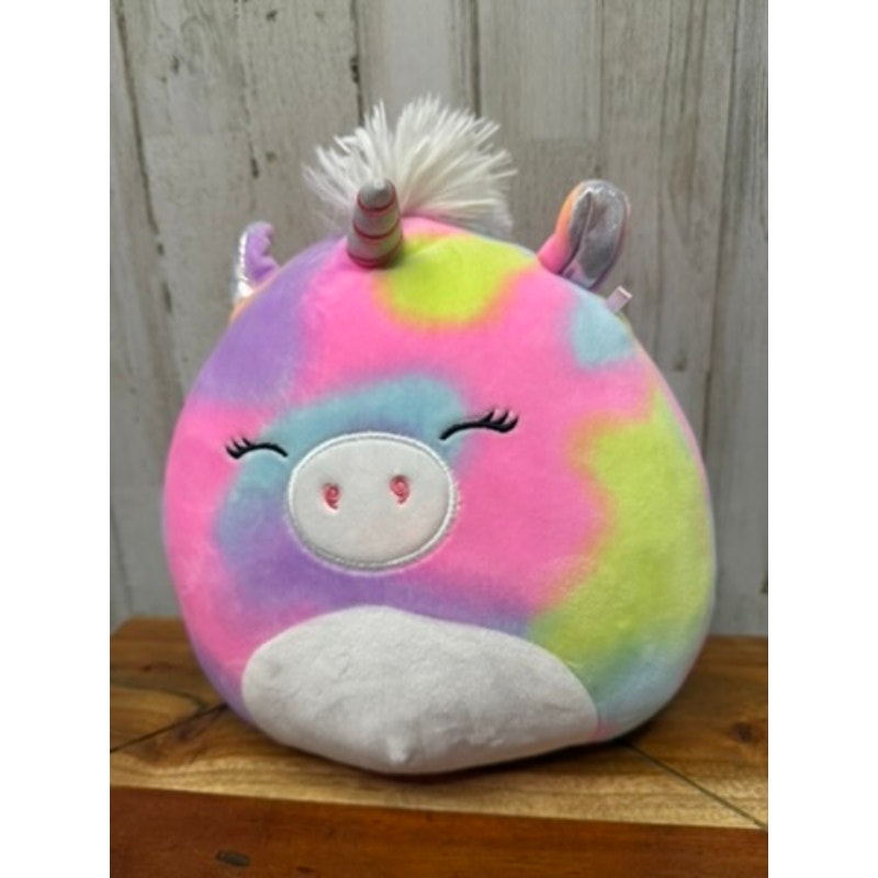 Squishmallow Over The Rainbow Unicorn Plush Toy Multicolor Small 8"