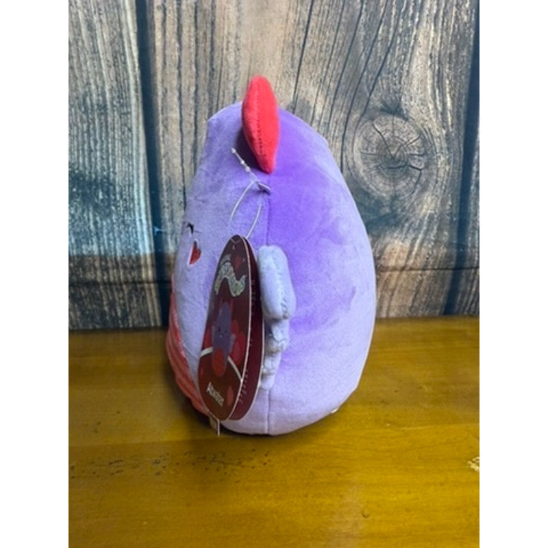 NWT Squishmallow Atwater the Monster Valentine's Day Plush Purple Small 8"