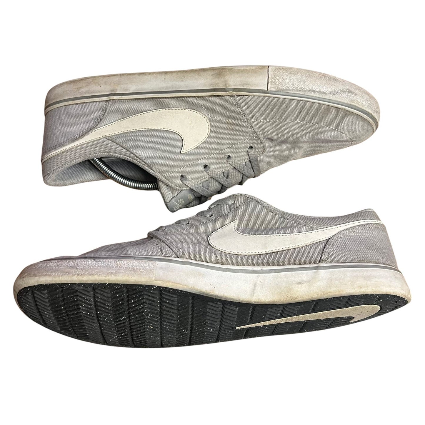 Nike SB Portmore II Solar Canvas Men's Sixe 12 Gray Low Top Skate Shoes/Sneakers