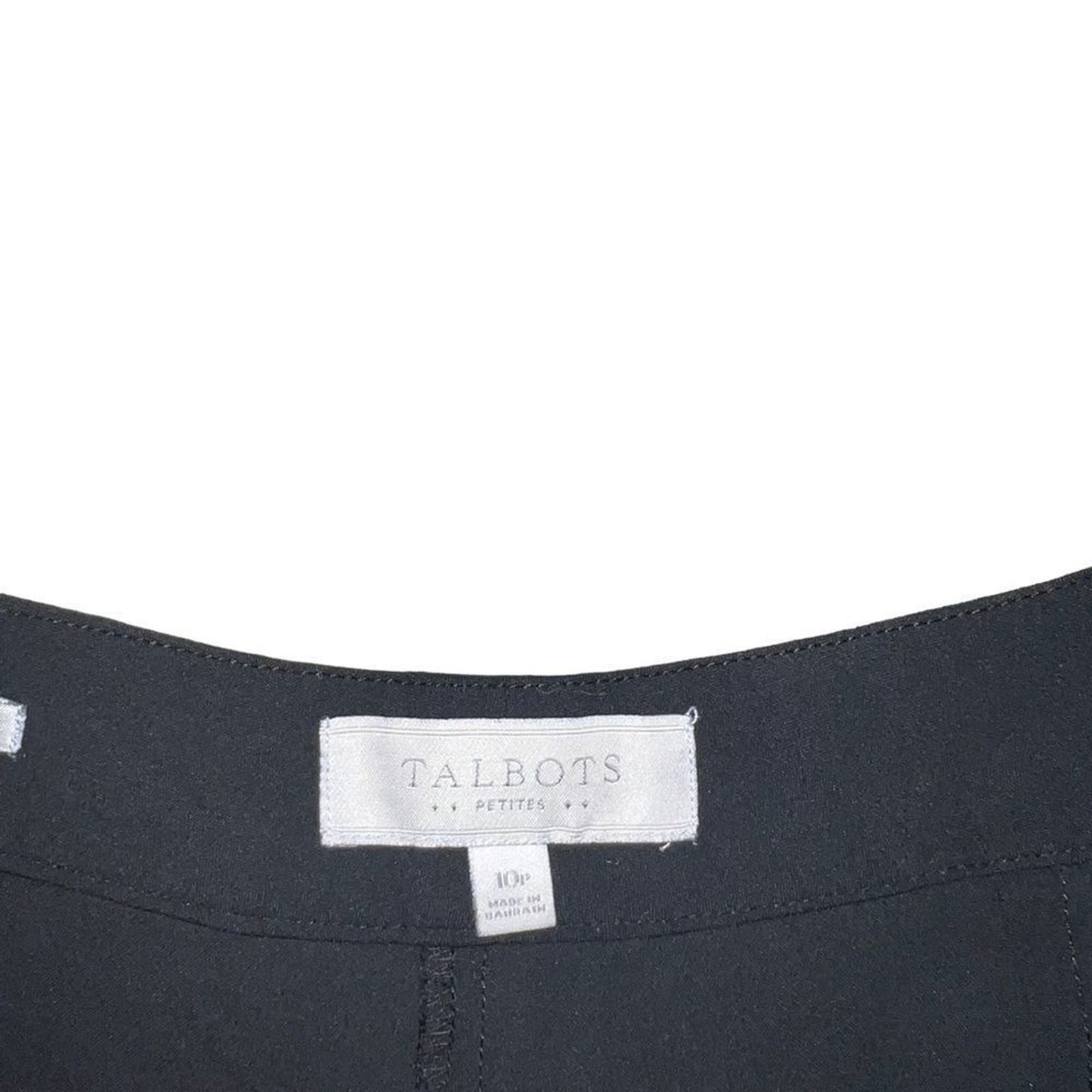 Talbots Heritage Black Pants Size 10 Petite