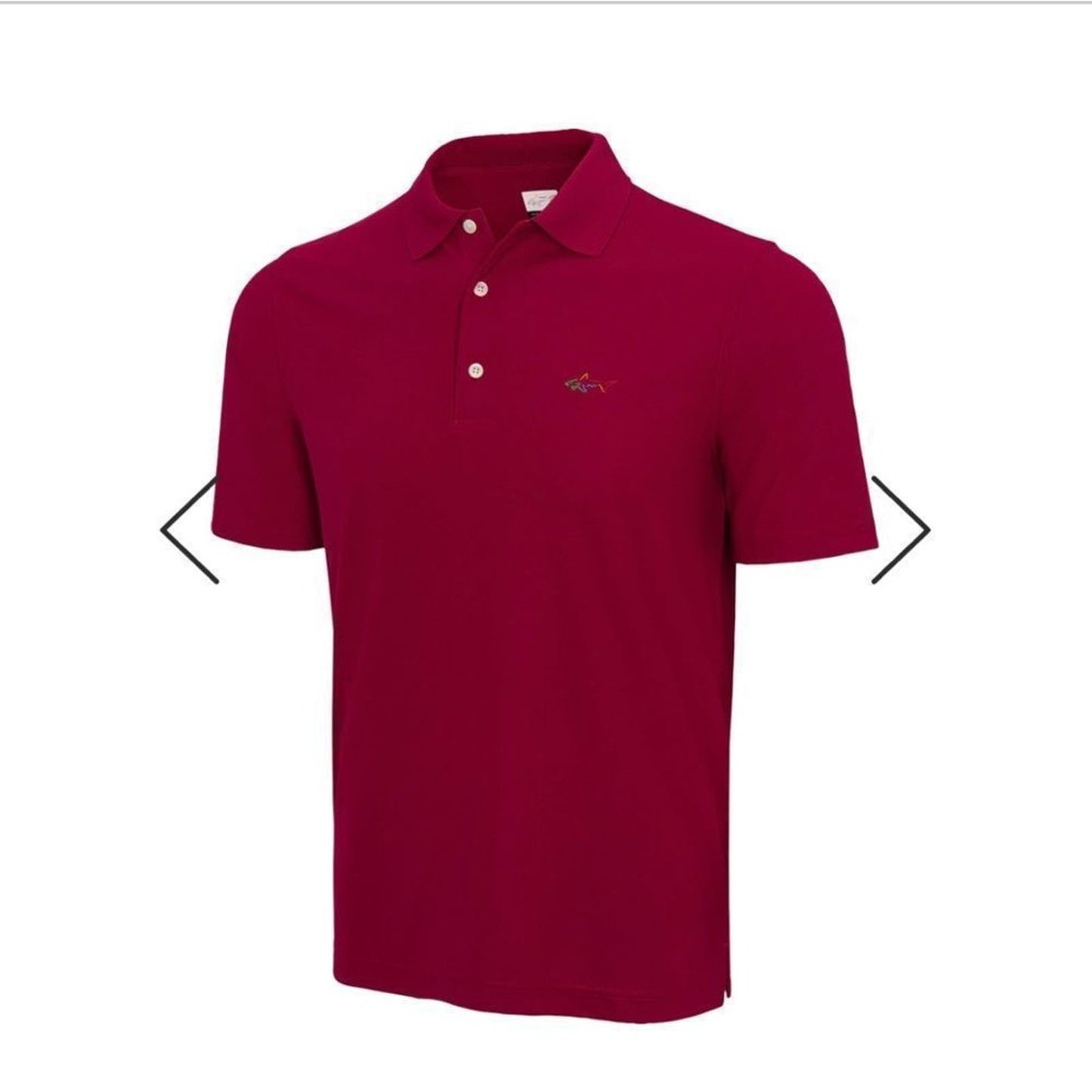 Greg Norman Men's XL Red PlayDry Polo Shirt