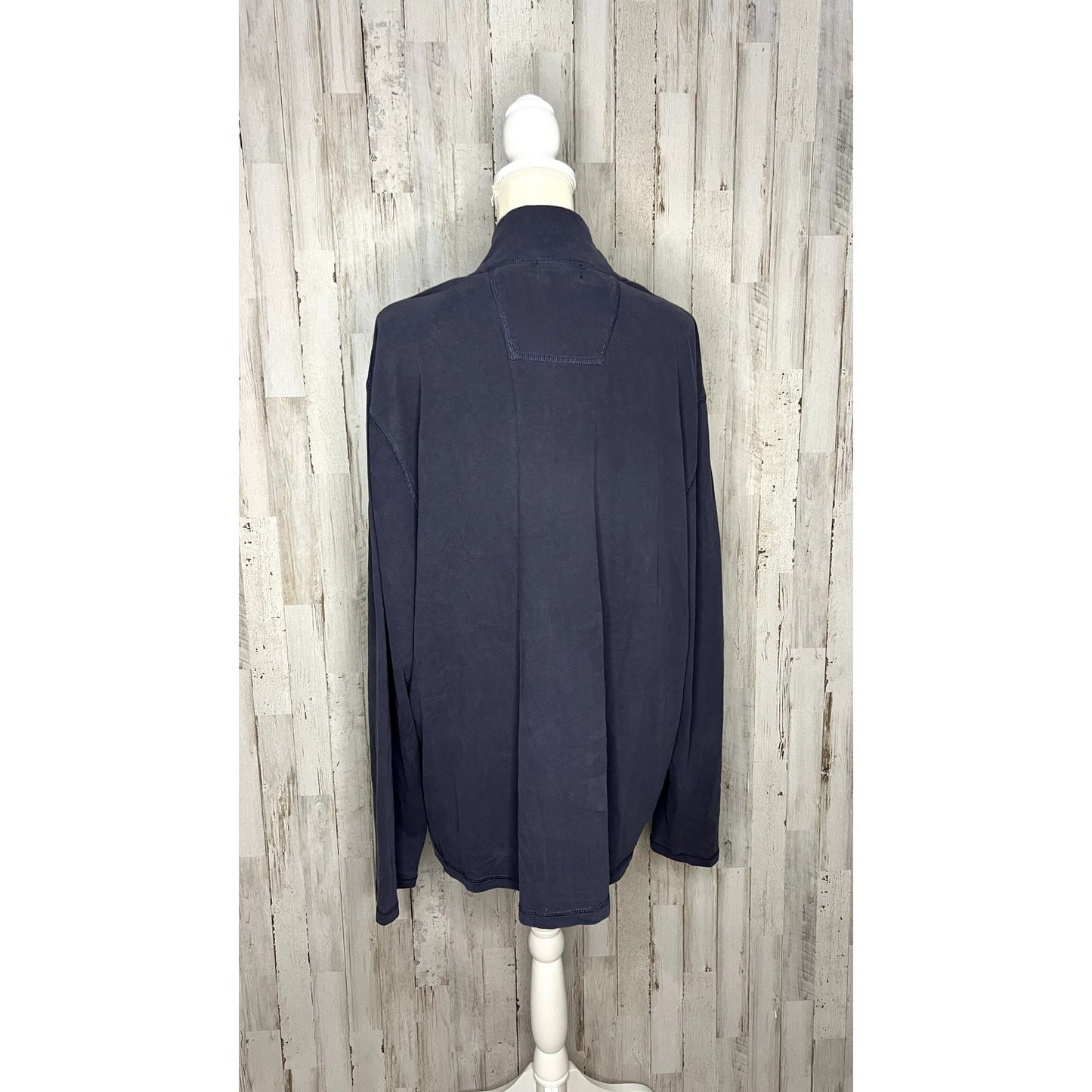 Calvin Klein Men's Blue 1/4 Zip Pullover Sweater Size 2XL