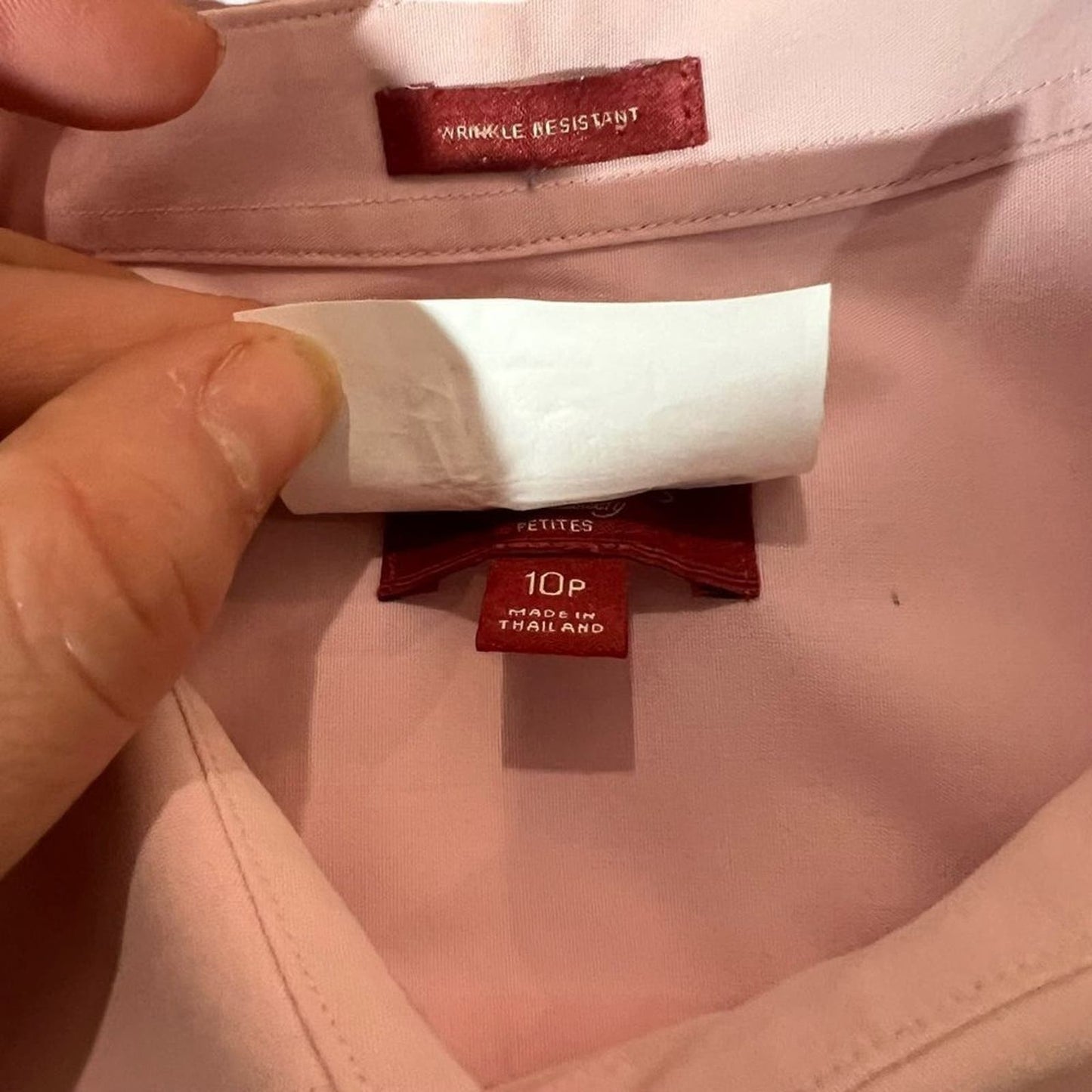 Talbot Pink Button Down Size 10P