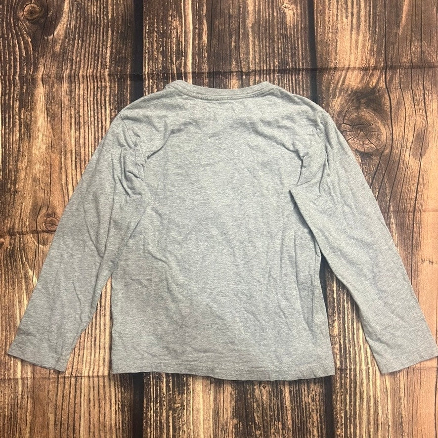 Polo Ralph Lauren Boys Gray Long Sleeve T-Shirt Size Small Crew Neck